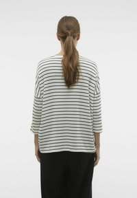 Vero Moda BRIANNA 3/4 BOO REP - Πουλόβερ - snow white