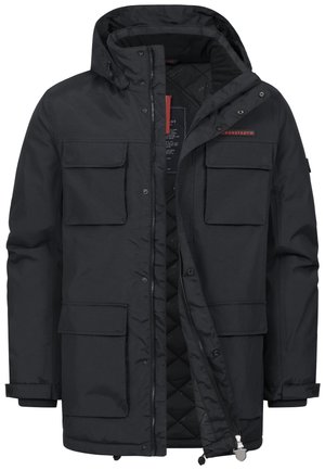 SHARRINGTON HOOD - Wintermantel - black