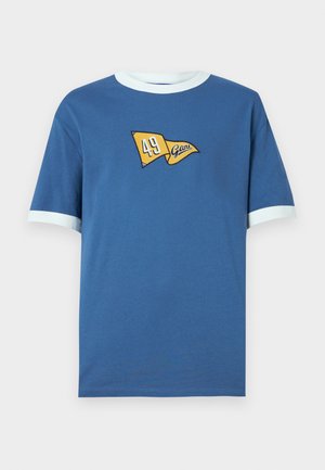 EXCLUSIVE HERITAGE 2.0 ZL REL RINGER SS TSHIRT - Nyomott mintás póló - vintage blue