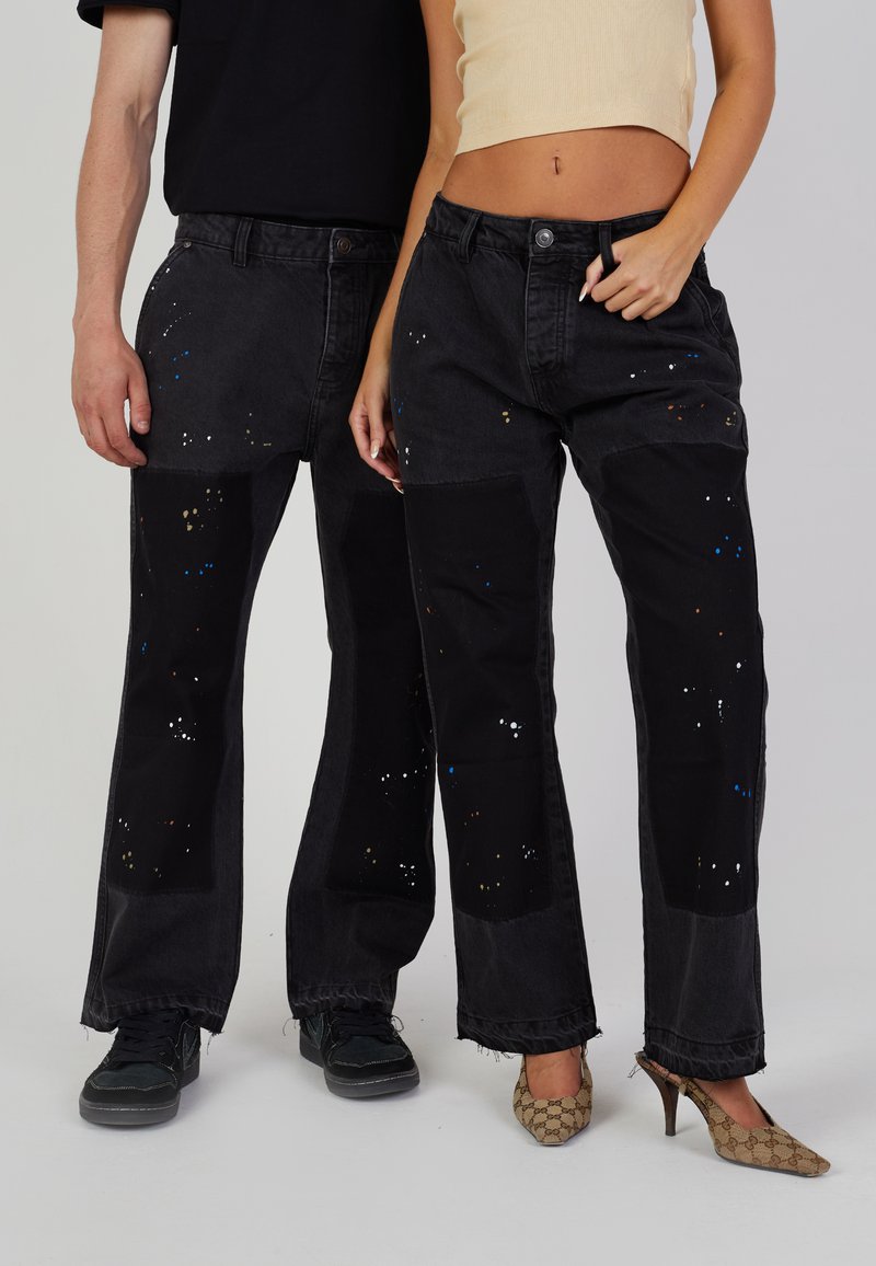 LEGACY STUDIOS ZIA UNISEX Jeans baggy light charcoal/grigio scuro