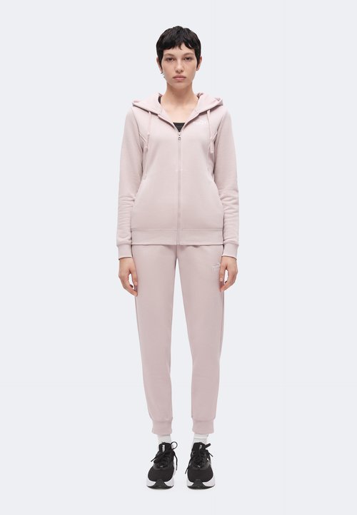 PUMA Chandal de Casual de Mujer Hooded Sweat Suit Full-Zip FL Rosa — photo 2