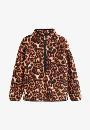 PRINT BORG HALF ZIP - Pulover din fleece - animal