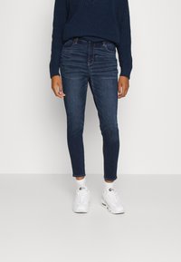 American Eagle SUPER HI RISE DREAM - Calças de ganga de corte skinny - blue plunge