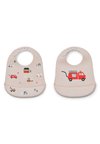 TILDA BIB UNISEX 2 PACK - Haklapp - sandy