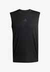 D4T POWER 3 STRIPES TANK - Μπλούζα - black