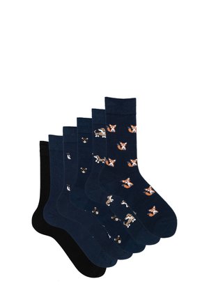 6 PACK CREW FANCY GIFT BOX - Calze - assortment animals
