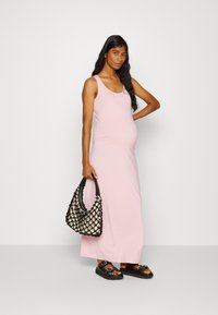 MAMALICIOUS MLEMMA DRESS - Robe longue - peachskin