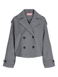 JXELLE CARLIE - Krátky kabát - medium grey