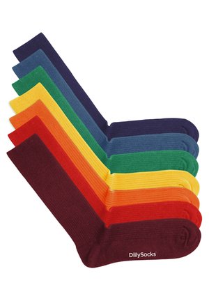 7ER PACK PREMIUM - Socks - ribbed rainbow