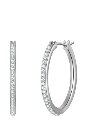 CREOLEN ZIRKONIA - Earrings - silver-coloured