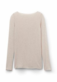 U-BOOT-AUSSCHNITT - Longsleeve - beige