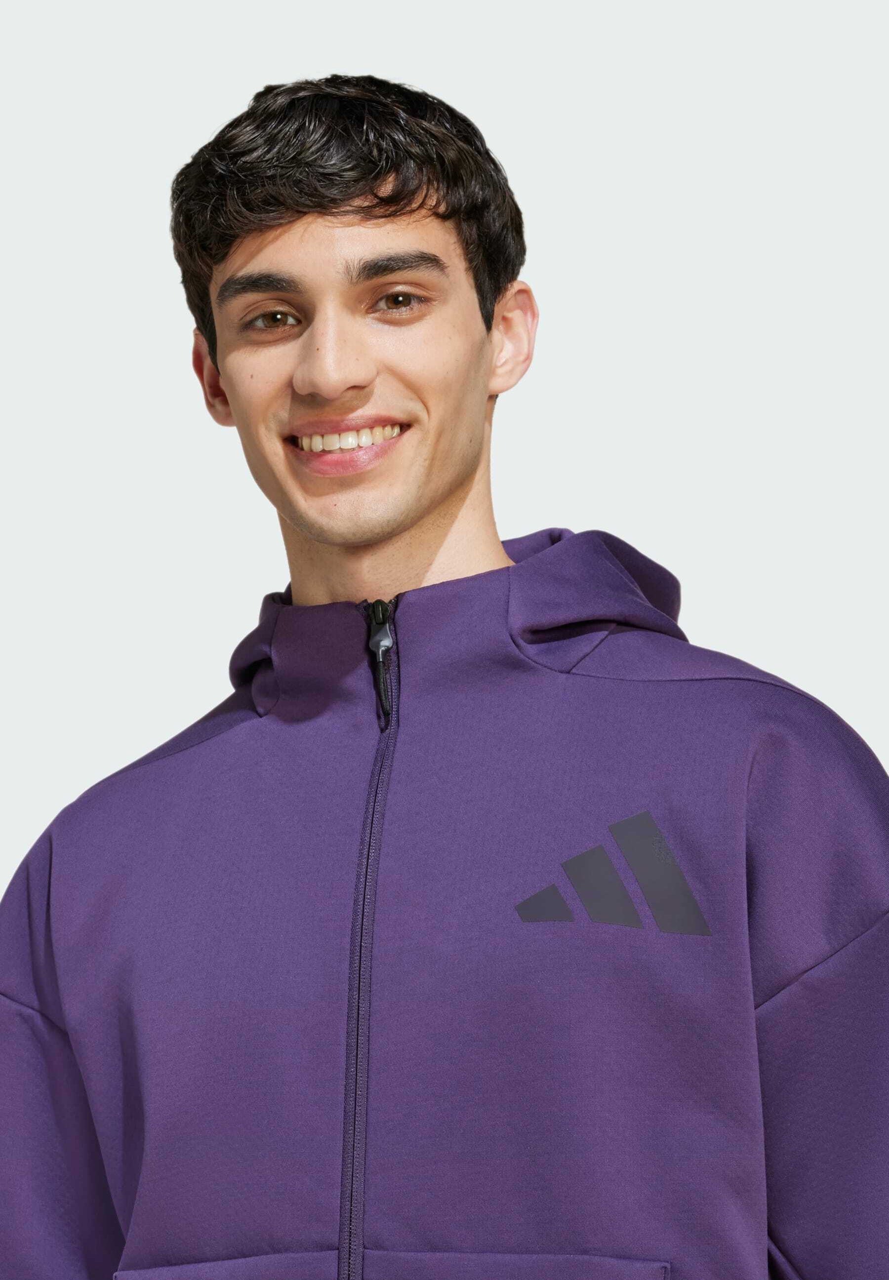 adidas Sportswear M Z N E FZ - Zip-up sweatshirt - aurora plum