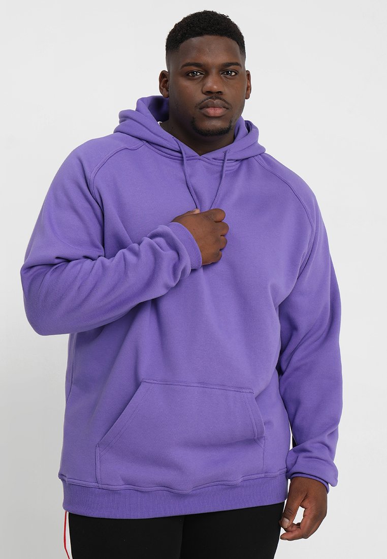 Urban Classics - BLANK HOODY - Luvtröja - ultra violet, Förstora