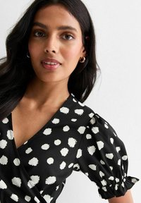 New Look ABSTRACT SPOT  - Camicetta - black pattern