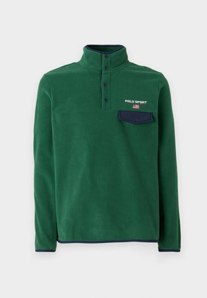 LONG SLEEVE UNISEX - Φούτερ - new forest/white