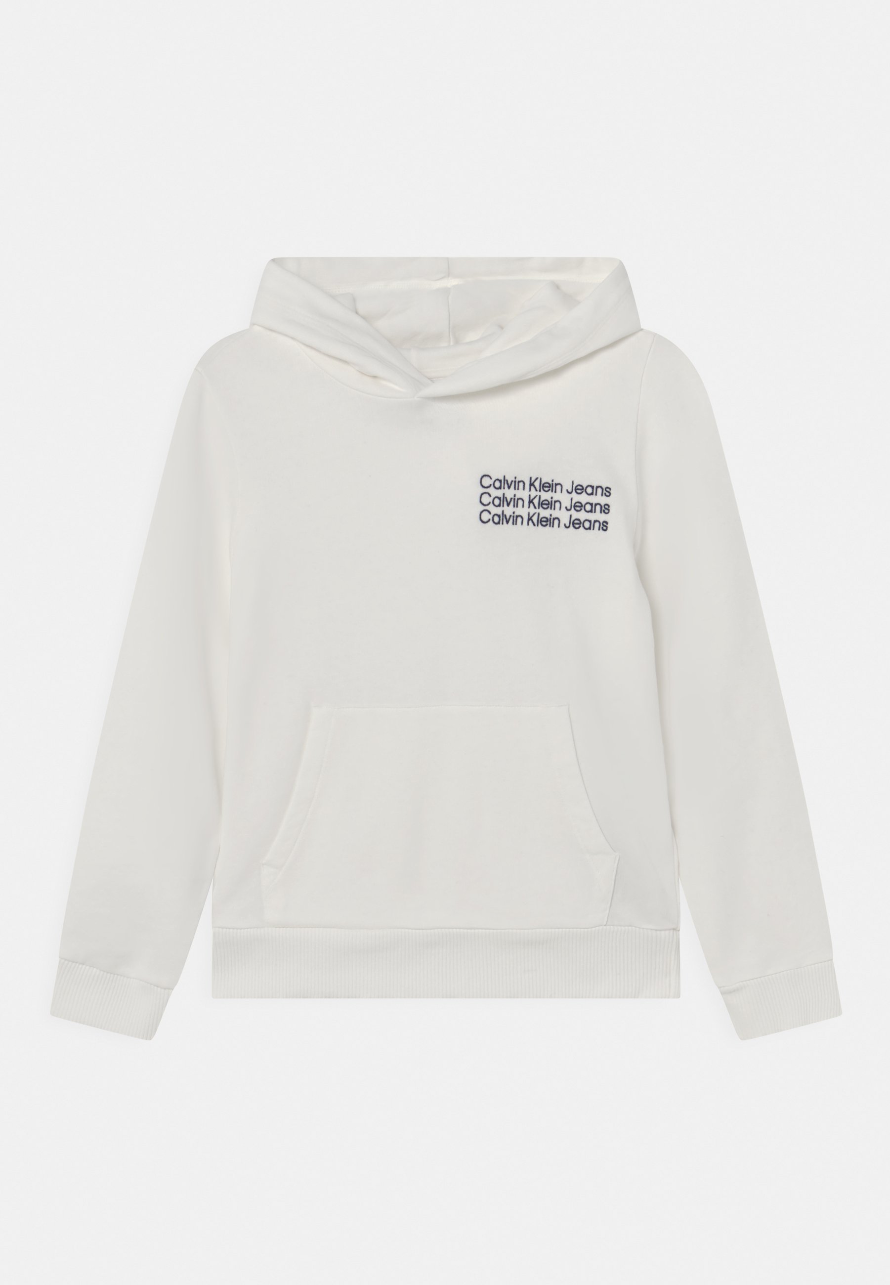 Calvin Klein - Recycled Cotton Hoodie - Beige - Women - 10 yrs (55.1 Inches)