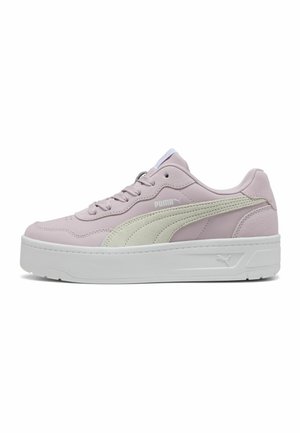 Trainers - rose mauve white