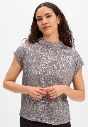 Camicetta - hellgrau silber