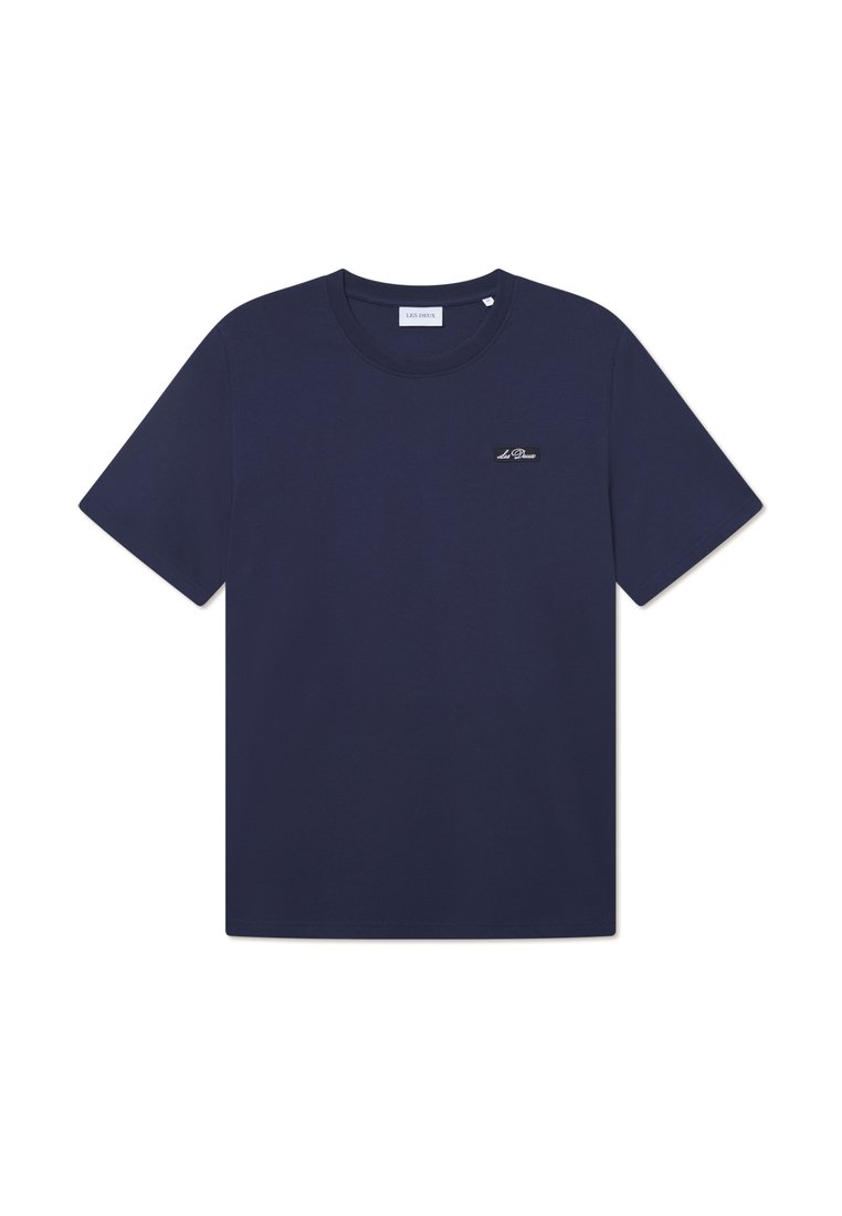 Les Deux T-shirt basic donkerblauw