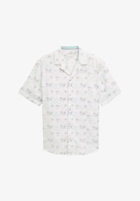 Ausgewählt, white multicolor palm design