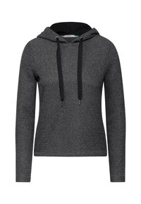 Felpa Moda Donna Felpa Con Cappuccio Cecil Donna - Cropped Bouclé, Tessuto Elasticizzato, Moda Casual Felpa Donna Bouclé - 11