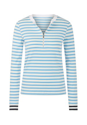 Marc Cain Sports, GESTREIFTES LANGARMSHIRT - Long sleeved top - little boy blue