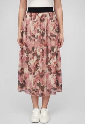 Cloud 5ive FORM MIT UND GUMMIBUND - A-line skirt - rose