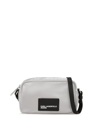 GLOSSY MET - Skulderveske - silver-coloured