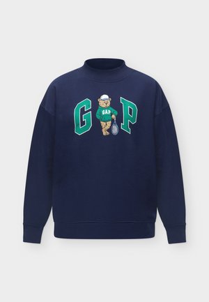 GAP, LOGO MOCKNECK  - Mikina - navy uniform
