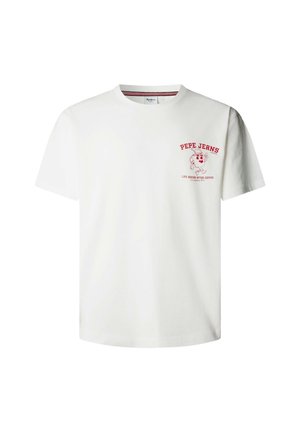Pepe Jeans, COFFEET TEE - T-shirts print - off white
