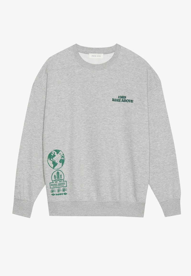 Pier One Sweater grijs gemêleerd Pier One Sweater grijs gemêleerd