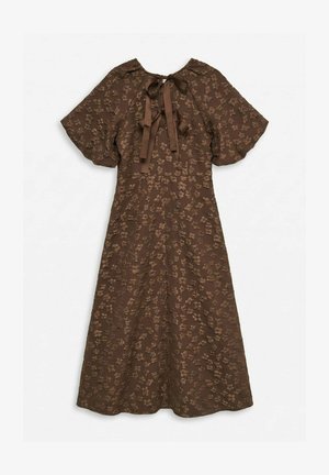 Vero Moda, DRESS VMFIA SHORT DRESS - Robe de jour - chicory coffee