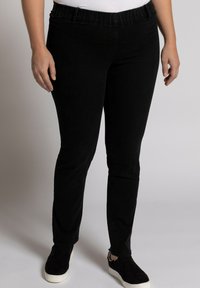 Ulla Popken Farkkuleggingsit - black denim