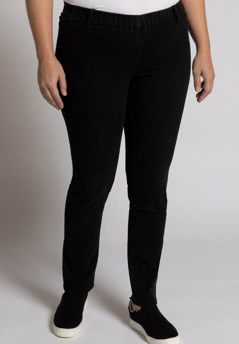 Ulla Popken Farkkuleggingsit - black denim