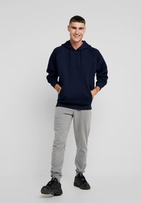 Urban Classics RAGLAN ZIP POCKET HOODY - Felpa con cappuccio - midnightnavy