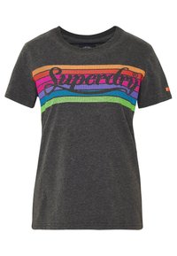 Superdry & Co Triko s potiskem - anthracite