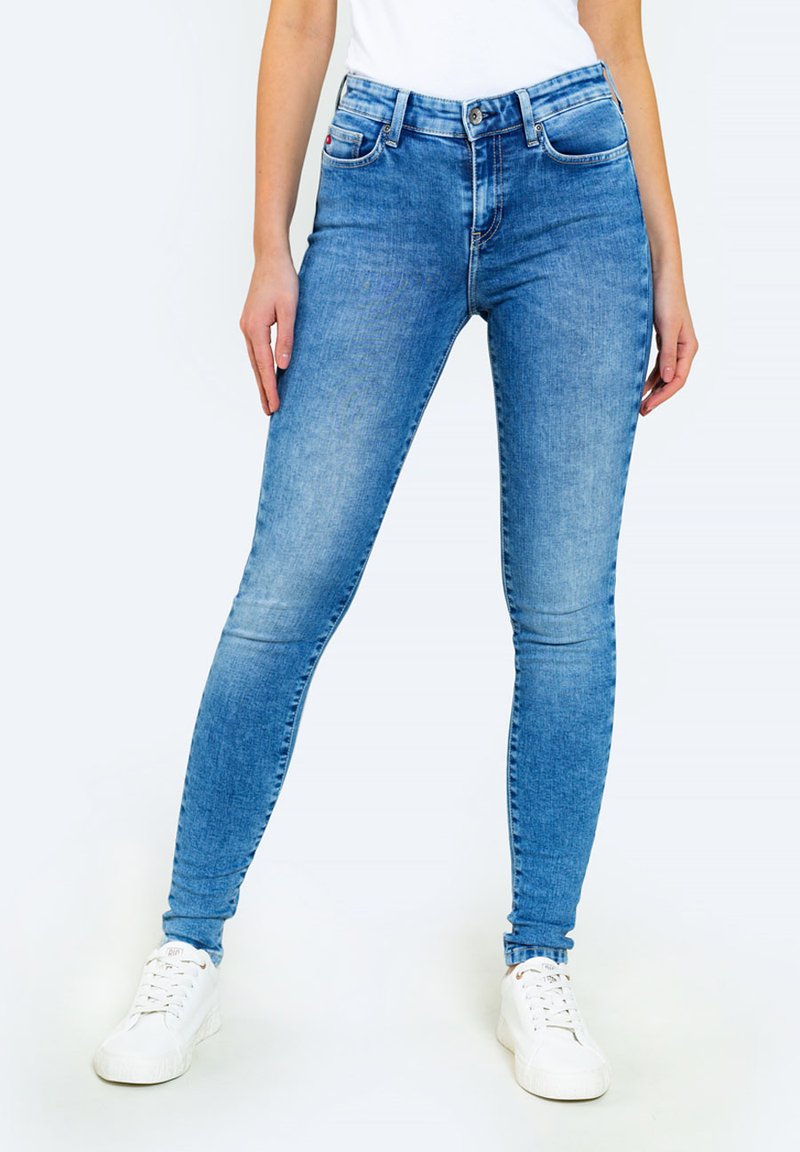 Big Star ADELA - Jeansy Skinny Fit - blau/niebieski - Zalando.pl