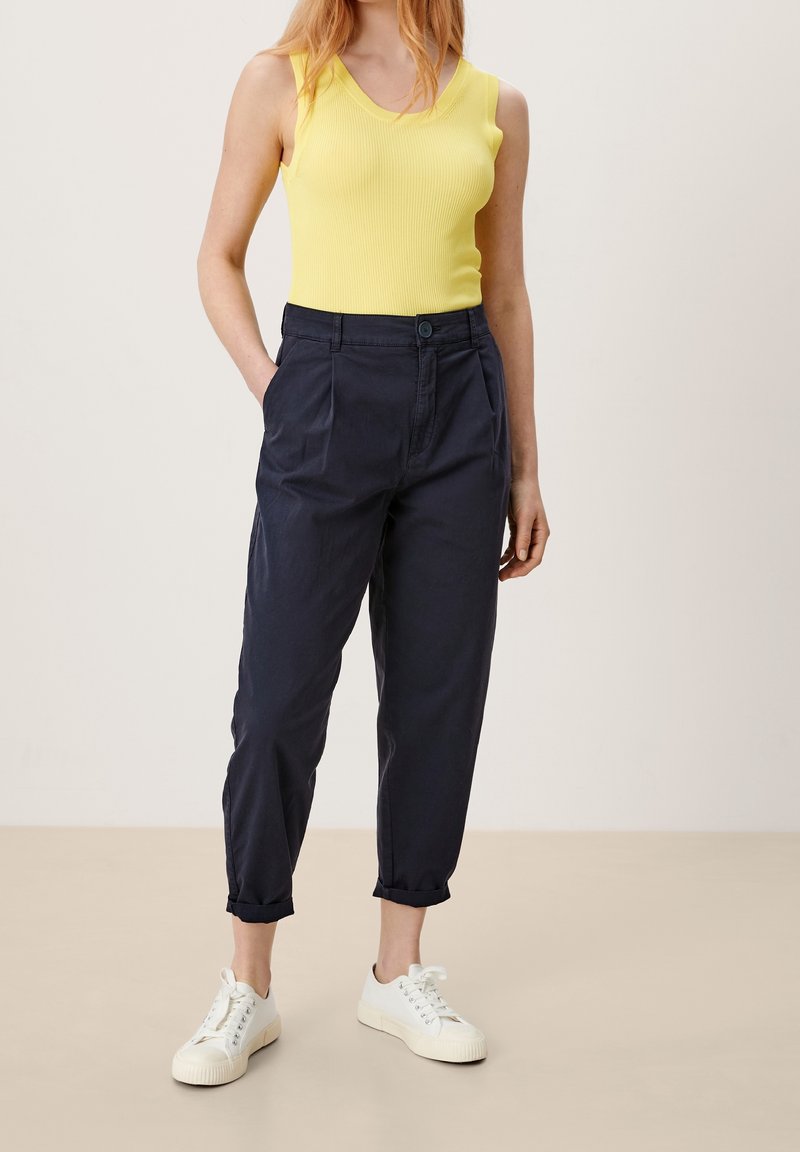 s.Oliver Trousers - dark blue