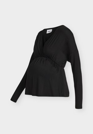 ONLY MATERNITY, OLMAMAZE LONNY  - Μπλούζα με μακριά μανίκια - black