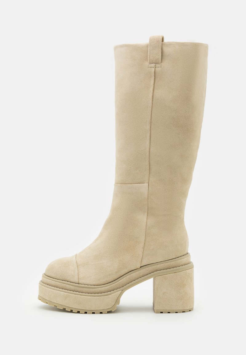 Cult Gaia HANA BOOT - Škornji z visoko peto - mushroom
