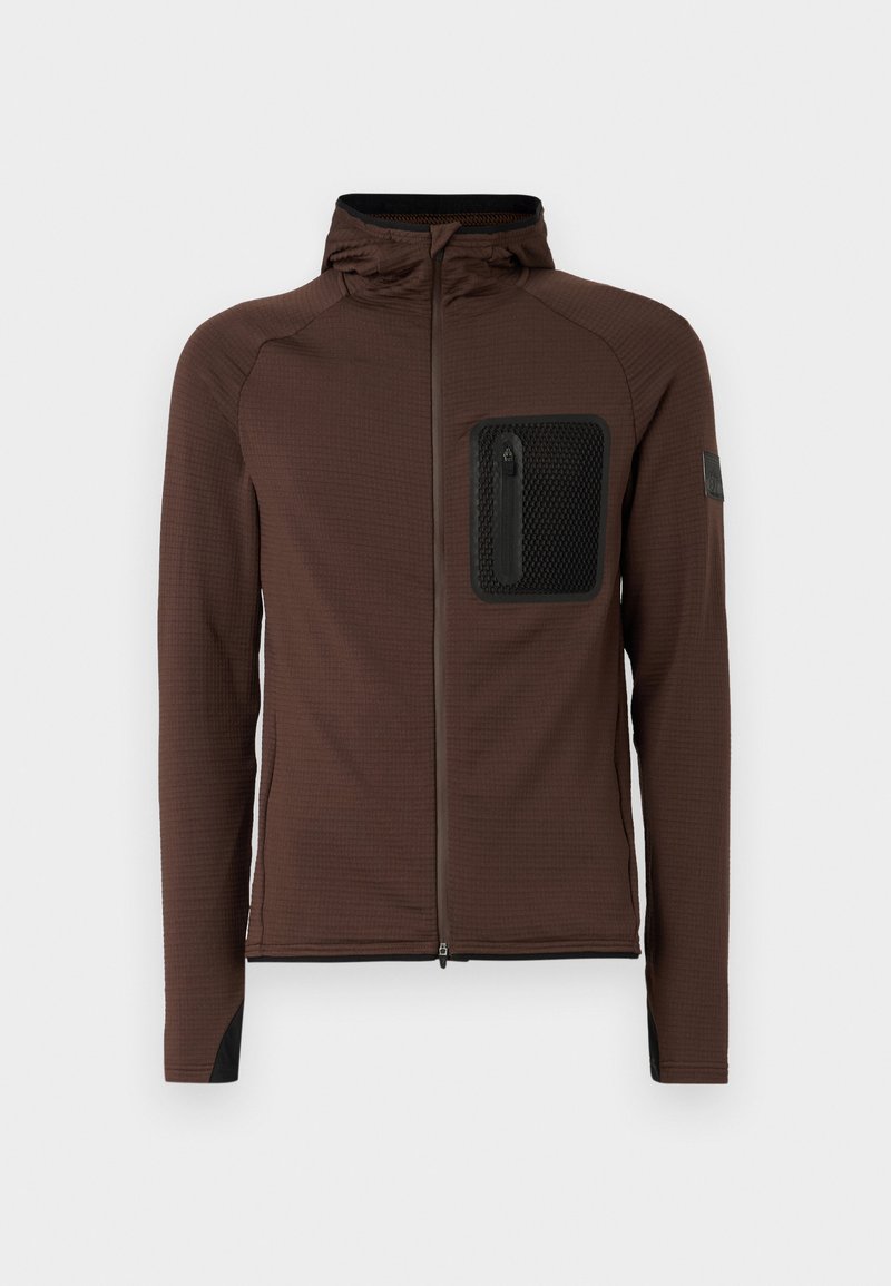 EA7 Emporio Armani Sweater met rits bruin