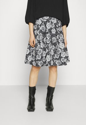 Anna Field Petite A-line skjørt - black/white