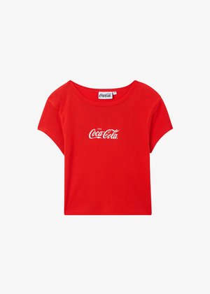 Terranova, COCA-COLA - T-shirt con stampa - rosso