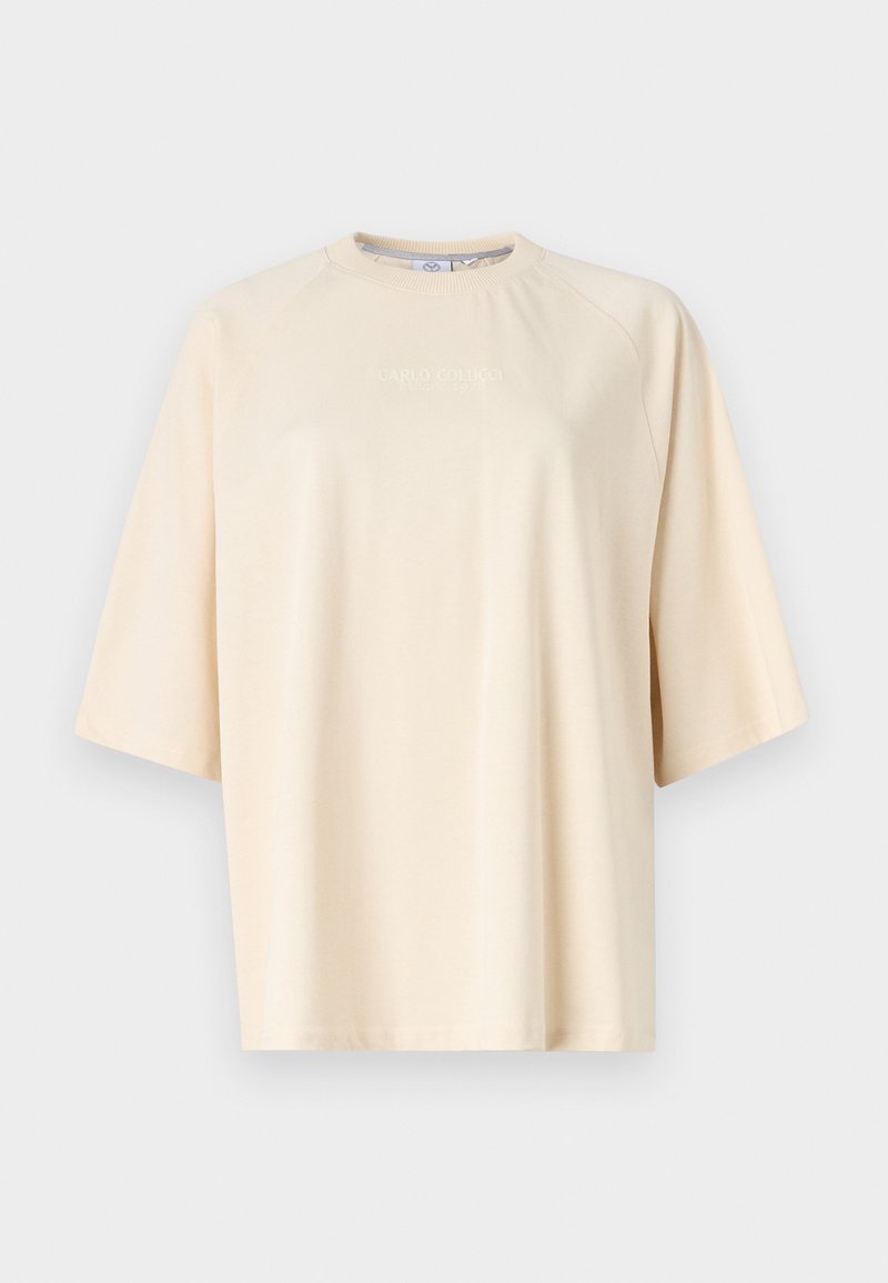 carlo colucci T-shirt print beige