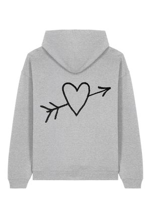 EL AMOR BACK EMBROIDERY UNISEX  - Hoodie - mottled grey