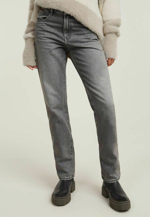 VIKTORIA HIGH - Straight leg jeans - faded grey foothills