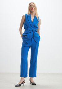 Calliope CLASSICO TINTA UNITA - Pantaloni - blu