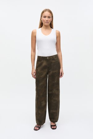 BILLA PANTS  - Nadrágok - smokey olive