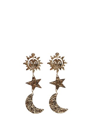 SUN MOON AND STAR - Ohrringe - gold-coloured