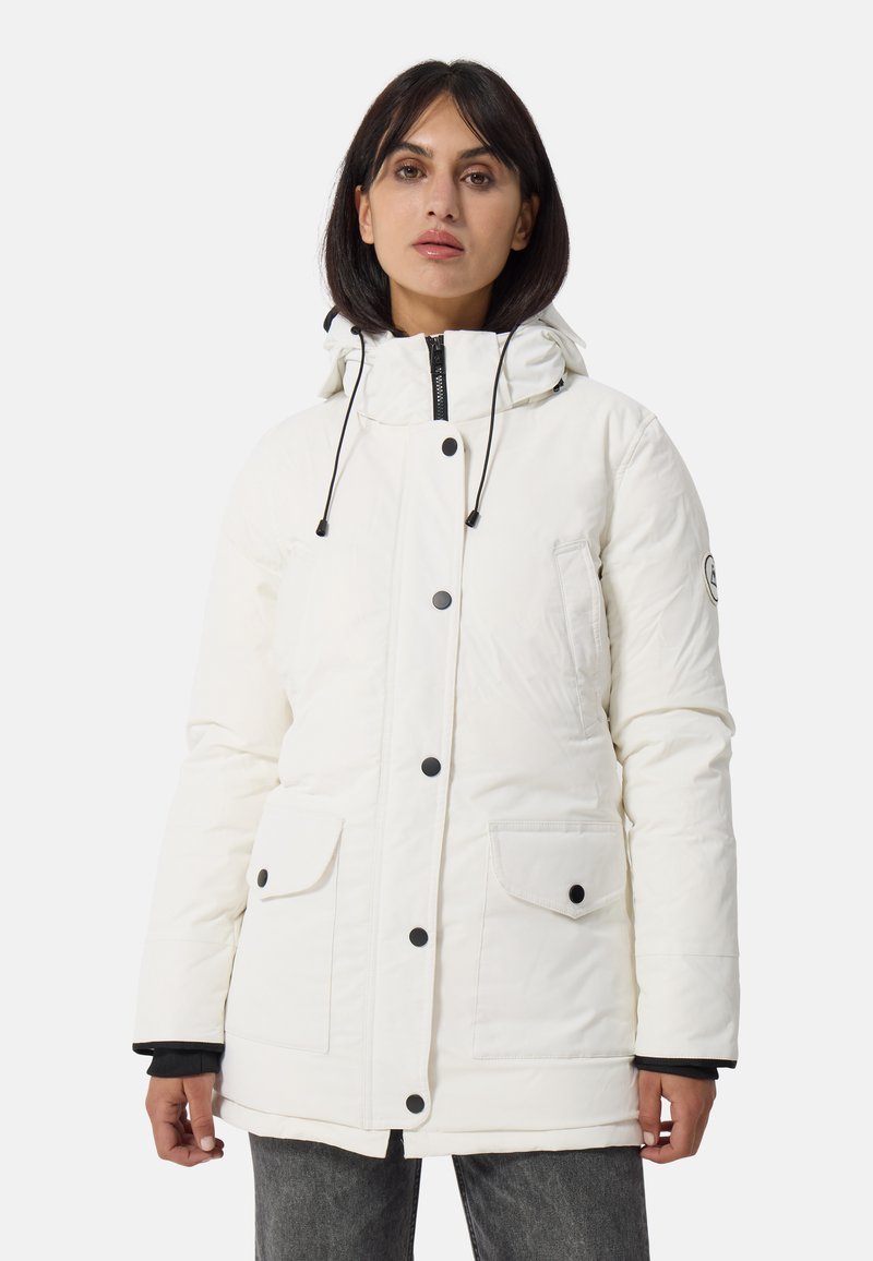 CASH-MERE Vinterkappa /-rock - weiss